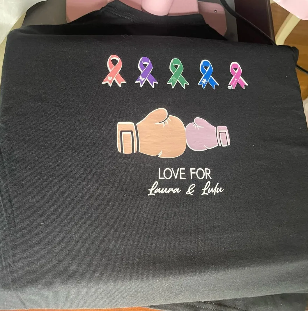 Love for Laura & Lulu Awareness T-shirt - Image 5