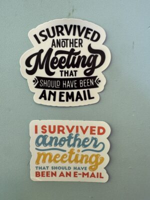 This meeting could have been an email