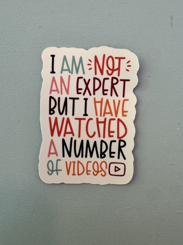 I am not an expert but I have watched a number of videos!