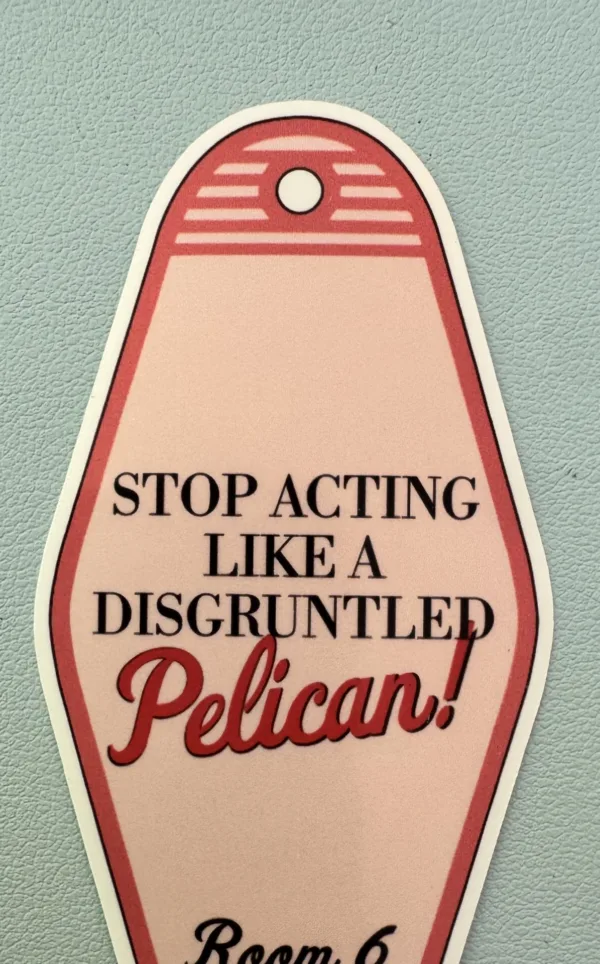 Stop acting like a DISGRUNTLED PENGUIN!