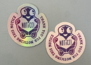 We noticed you noticing this. Thank you for noticing this notice.