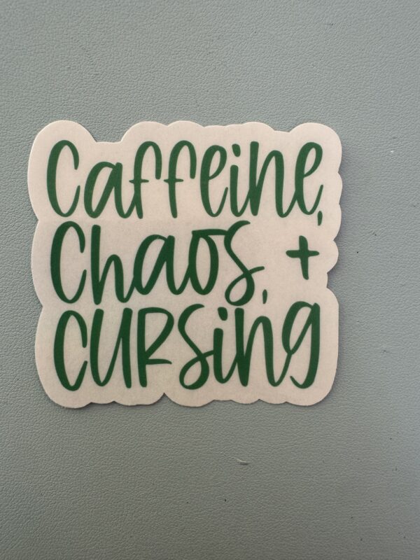 Caffiene, chaos, + cursing - our favorite