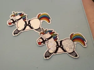 every seen a unicorn with a ball gag?