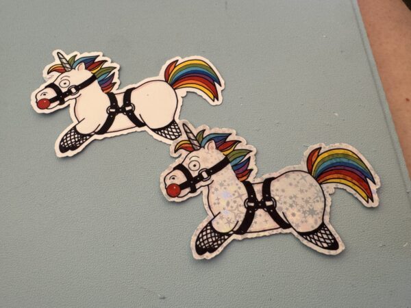 every seen a unicorn with a ball gag?
