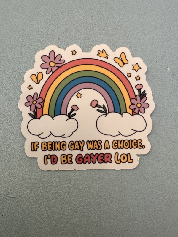 If being gay was a choice, I'd be gayer